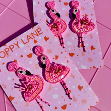 Limited Edition Beaded Flamingos