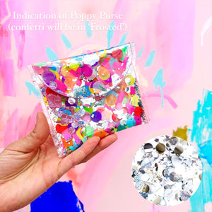 FROSTED // Confetti Clutch/ choose your size
