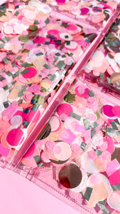 PEACHY KEEN // Confetti Clutch PRE ORDER/ choose your size