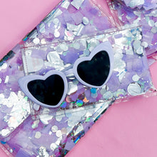 Love Heart Glasses - White