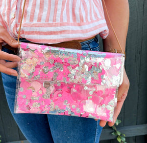 FLAMINKO // Confetti Clutch PRE ORDER/ choose your size