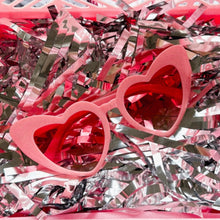 Love Heart Glasses - Pink + Red