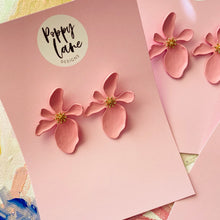 Floral Earring- Blush